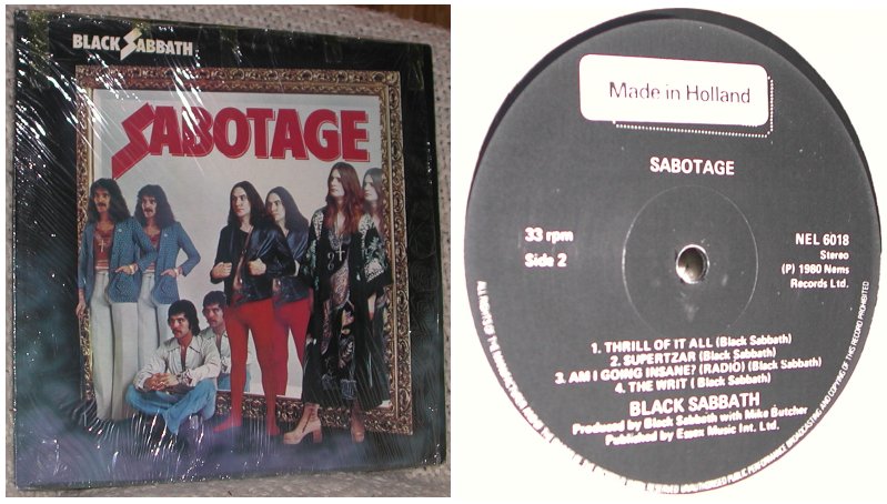 black sabbath - Paranoid - Holland